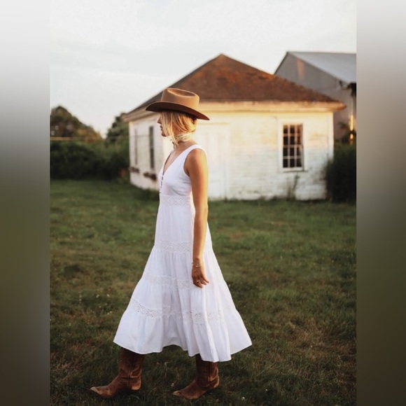 White Maxi Dress - Picture 2 of 8
